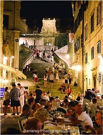 Dinner in Dubrovnik by Jeff Moore