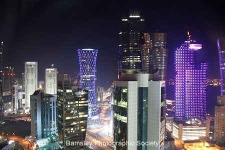 Night Time Doha by Willem Van Herp