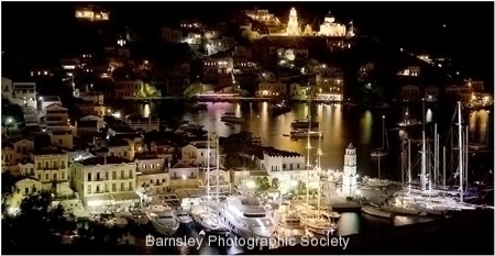 Symi Harbour by Jeff Moore