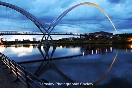 Up To No Good on Infinity Bridge by Brian Crossland