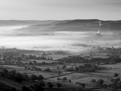Mist In The Valley by Robert Bishop