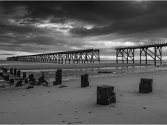 Two Piers by Jeff Moore