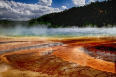 Yellowstone Grand Prismatic Spring by Willem Van Herp