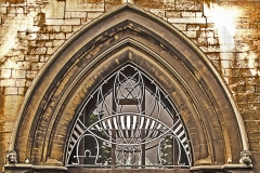 PART OF THE CHURCH DOORWAY ARCH by Roy Lloyd