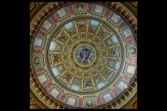 Detail of Dome Ceiling St Stephen Basilica