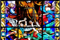 Stain Glass Detail, Kimpton Church by Jeff Moore