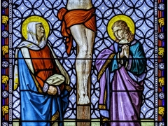 Stain Glass Window Kimpton Church by Jeff Moore