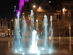 Bradford Town Hall From City Park by Paul Coverdale