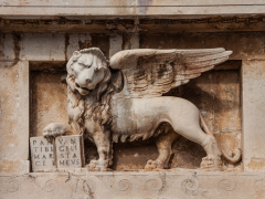 Winged Lion Statue, Zadar by Phil Edwards