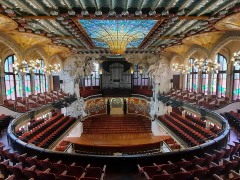 Palau De La Musica  Barcelona by Willem Van Herp