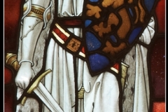 Detail of Stain Glass Brodsworth Church by Phil Holmes