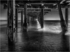 Under Southwold Pier by Jeff Moore