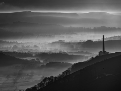 Hope Cement Works From Winnats Pass by Robert Bishop