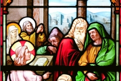 STAIN GLASS WINDOW - DETAIL - ST MATTIAS -BUDAPEST