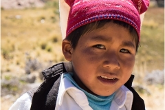 YOUNG PERUIVAN FARMER by Jeff Moore