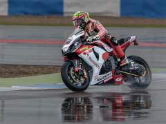 Tommy Bridewell Masters Rain At Donnington by Dave Rippon
