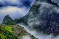 First View of Machu Picchu from the Inca Trail by Jeff Moore