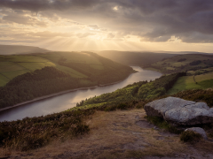 Derwent Edge at Sunset by Robert Bishop