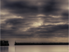 Sunrise Seahouses by Jeff Moore