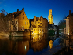 Bruges Night by Willem Van Herp