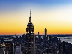 New York Sunset by Dave Rippon