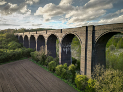 Conisbrough Viaduct by Robert Bishop