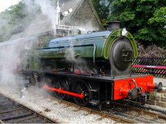 Peak Rail Steam Train by Phil Edwards
