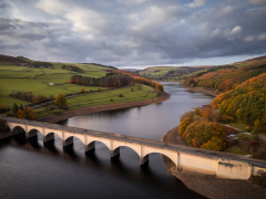 Ladybower Reservoir from Above by Robert Bishop