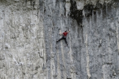 CLIMBERS AT MALHAM COVE by Phil Edwards