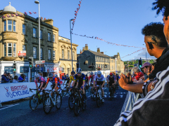 Town Centre Bike Race by Phil Edwards