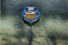 Boat in Harbour by Jeff Moore