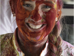 Celebrating Holi by Jeff Moore