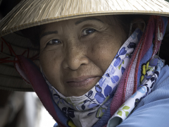 Vietnam Market Trader by Jeff Moore