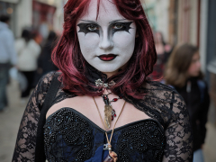 Goth Girl, Whitby by Robert Bishop