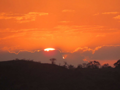 Sunset over Tanzania