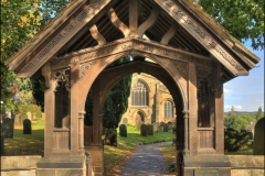 LYCH GATE ECCLESFIELD CHURCH by tom allison